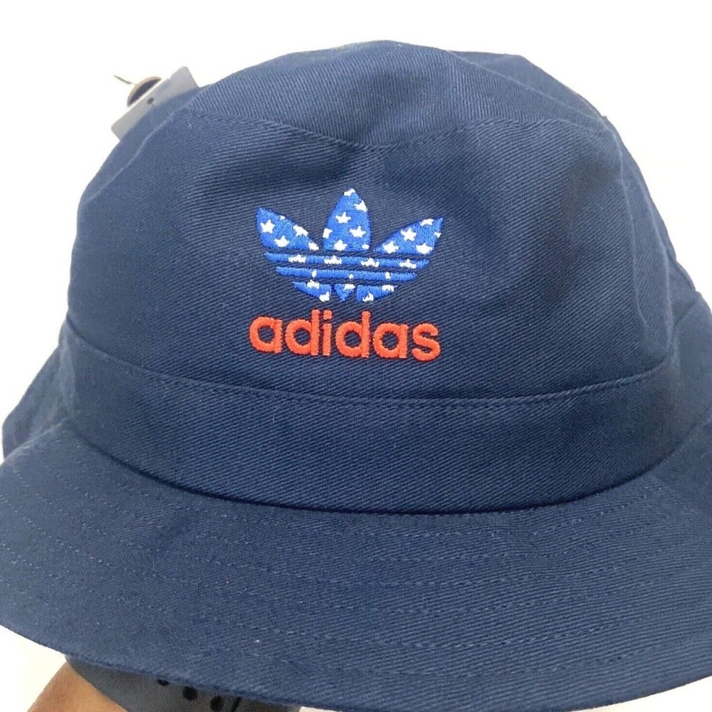 NEW Adidas Americana Navy Blue Americana Unisex Bucket Hat with Logo OSFA